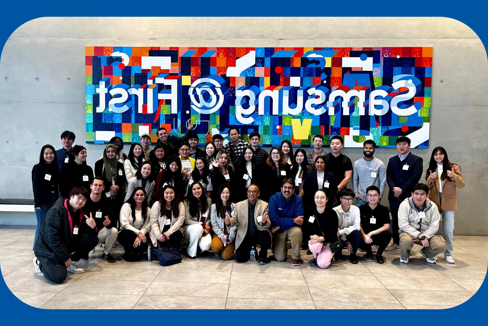 MBA students visit Samsung's San Jose corporate office as part of their 硅谷经历 course