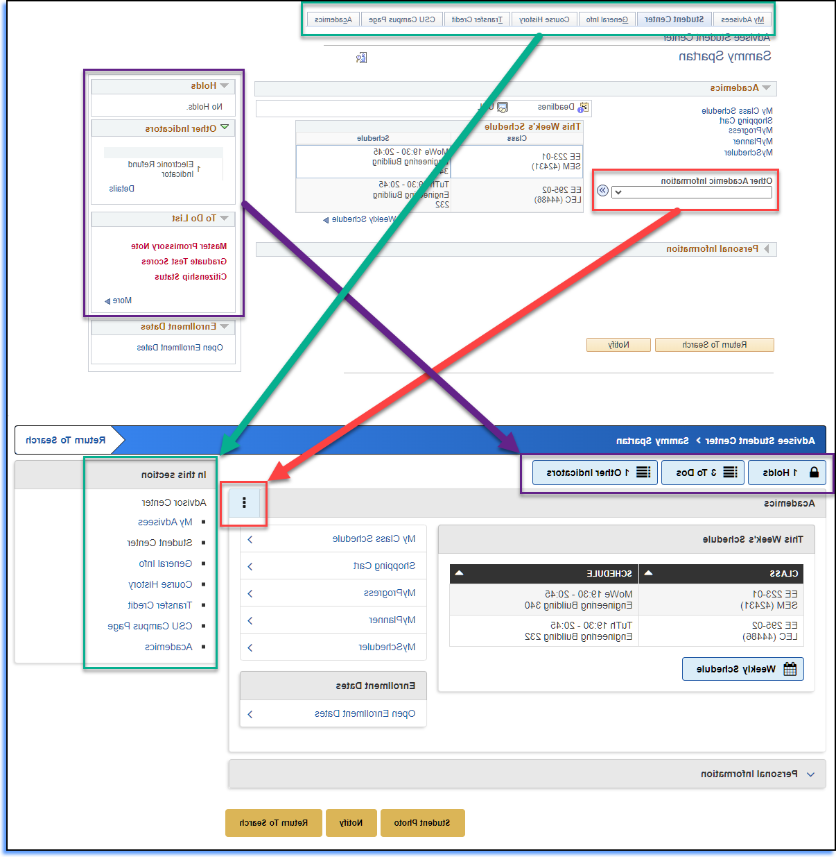 My菠菜网lol正规平台 Advisor Center用户界面.